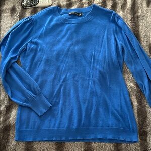 New York & Company Blue Crewneck Sweater